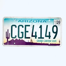 2020 United States Arizona Grand Canyon State Passenger License Plate CG... - $229.01 MXN