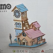 Reality Puzzle Riverside Villa Laser Cut Wood Allessimo  XE-GO54H - $15.83