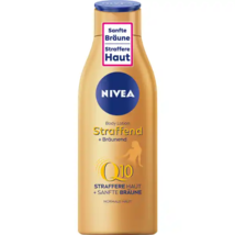 Nivea Q10 Skin Firming Body Lotion with Gradual tanner 200ml -FREE SHIP - $18.80