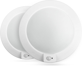 ECOELER 2 Pack PIR Motion Sensor Ceiling Light, 3CCT Selectable Occupancy Light  - £28.16 GBP