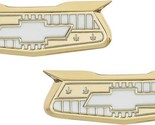 55 56 57 Chevrolet Belair Nomad 150 210 Del Ray Gold Quarter Panel Crest... - $1,045.20