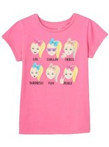 JoJo Siwa LOL Pink Girl&#39;s Short Sleeve T-shirt sizes,M 7-8 ,L 10-12 - £11.43 GBP