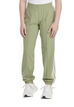 adidas Girls&#39; Elastic Waistband Woven 3-Stripe Joggers Green Active Size... - $29.42 CAD