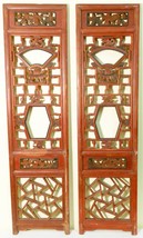 Antique Chinese Screen Panels (5018) (One Pair) Cunninghamia Wood, 1800-... - $448.05