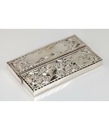 Superbe Gravé Argent Sterling Grand Seal Of California Support Carte Avec / - €806,66 EUR