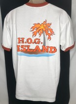 H.O.G. 25th Anniversary Hog Island T-Shirt Size Large Harley Owners Group - $16.78