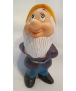 Vintage Disney Snow White&#39;s Dwarf Vinyl Plastic Rubber Toy Bashful - £3.98 GBP
