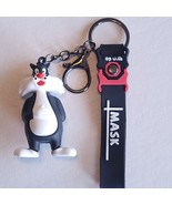 Looney Tunes Sylvester the Cat Keychain Keyring Key Fob with MASK Lanyar... - $182.05 MXN