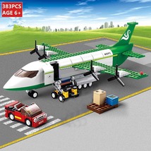 KACUU Airplane &amp; Helicopter City Airport Brick Model Playsets - £13.49 GBP+