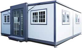 Prefabricated Tiny Home 13X20 Mobile Expandable Plastic Prefab House / Restroom - £9,598.88 GBP