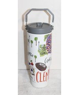 Happy by Rachel Walker 30 oz Thermal Clemson SC Handled Tumbler w/ Flip ... - €60,05 EUR
