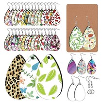 250 Pieces Double-sided Sublimation Blank Teardrop Earrings for Jewelry Making H - £20.82 GBP