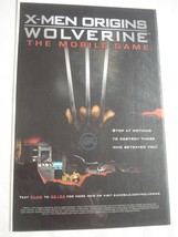 2009 Ad X-Men Origins Wolverine The Mobile Game - $7.99
