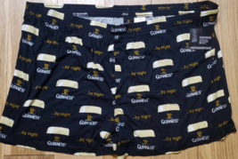 Guinness Beer Men&#39;s Boxer Shorts Underwear Black Rare Size 5XL 5X New W Tags - £18.65 GBP