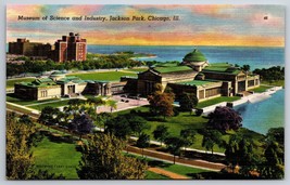 Museum of Science and Industry Chicago Illinois IL UNP Unused Linen Postcard I15 - $3.91