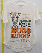 Looney Tunes Bugs Bunny Rascal What&#39;s Up Doc T-Shirt Junior Size L (11-13) - £13.15 GBP