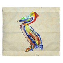 Betsy Drake Sylvester Pelican B Outdoor Wall Hanging 24x30 - £39.56 GBP