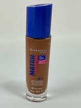 Rimmel London Match Perfection Foundation 504 Deep Mocha 1 oz SPF 15 New - $11.99