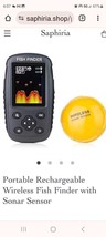 Portable Rechargeable Fish Finder Wireless Sonar Sensor Fishfinder Depth... - $108.89