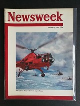 Newsweek Magazine January 21, 1952 Helicopters in Korea No Label - RARE - 423 - £11.62 GBP