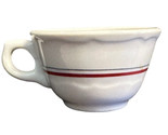 VTG Syracuse China Restaurant Ware Diner Red  Stripe Heavy Coffee Cup Mu... - £9.37 GBP