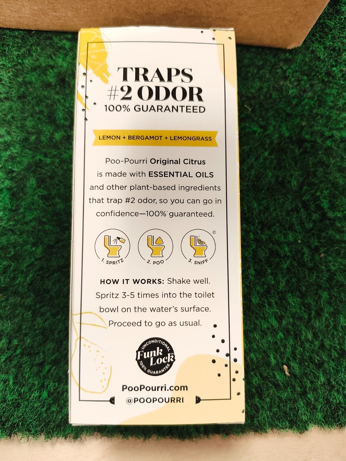 Lot of 6 Poo-Pourri Before-You-Go Toilet Spray, Original Citrus Lemon, 2 Fl Oz Item image 2