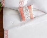 Pioneer Woman ~ WHITE EYELET ~ 4 Piece ~ KING SIZE Comforter Set ~ 96&quot; x... - $63.23