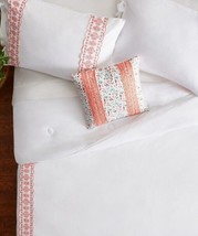 Pioneer Woman ~ White Eyelet ~ 4 Piece ~ King Size Comforter Set ~ 96&quot; X 110&quot; - £50.42 GBP