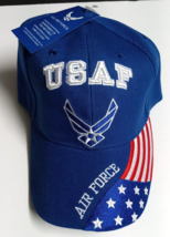United States US Air Force USAF Flag Logo Embroidered Military Hat Cap NEW - $7.99