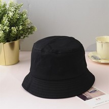 New Unisex Cotton Bucket Hats Women Summer screen  Hat Men Pure Color bonnet Fed - £151.52 GBP