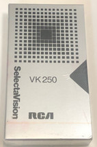 RCA Selectavision Blank VHS Tape T-120 Sealed New Old Stock VK 250 - £10.07 GBP