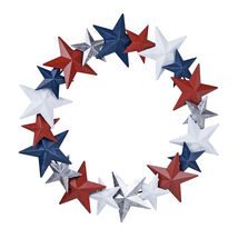 Americana Metal Star Wreath 18&quot;D - 851435 - €52,05 EUR