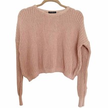 Brandy Melville Gwen Cropped Pink Sweater - £32.97 GBP