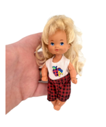 Vintage Barbie Kelly Doll 1976 Mattel Mini Toddler Blonde Hair 5.5&quot; - $18.49