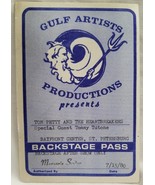 TOM PETTY - VINTAGE ORIGINAL ST. PETE 1980 CLOTH CONCERT TOUR BACKSTAGE ... - $372.81 MXN
