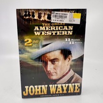 The Great American Western - John Wayne - 2 Discs 11 Movies Dvd NEW/SEALED - £7.34 GBP