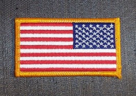 US MILITARY US ARMY EMBROIDERED UNIFORM FLAG PATCH 3.5&quot; X 2&quot; EC 160 - $15.83