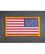 US MILITARY US ARMY EMBROIDERED UNIFORM FLAG PATCH 3.5&quot; X 2&quot; EC 160 - $291.88 MXN