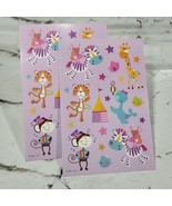 American Greetings Stickers Zoo Party Animals Birthday Scrapbooking Lot ... - £7.82 GBP