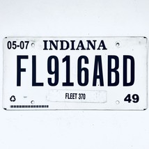 2007 United States Indiana Marion County Fleet License Plate FL916ABD - $11.87