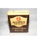 Vintage Crown Colony Allspice Spice Can - $371.16 MXN