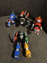 Playmates Voltron 2017 Action Figure 8&quot; Lot Of 4 Played Heavily - £45.50 GBP