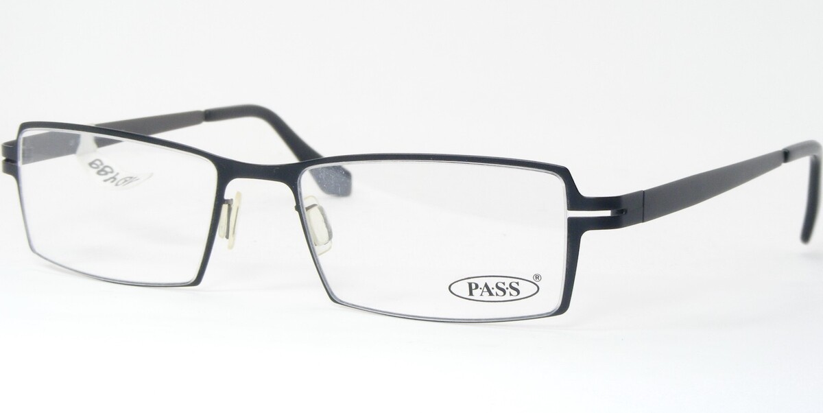 PASS P252 994 Matt Schwarz Einzigartig Selten Brille 50-18-140mm Deutsch... - $105.89