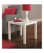Modern End Side Table Durable Home Living Room Coffee Furniture White New - £39.05 GBP