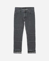 The Kooples Nelly Baggy Patchwork Denim Jeans Washed Black ( 25 )  - £105.07 GBP