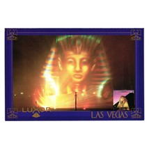 Vintage Postcard Luxor Hotel Resort Light Show Laser Sphinx Egypt Tourist Hologr - $6.80