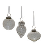 Grey Mercury Glass Ornament (Set of 6) - €51,87 EUR
