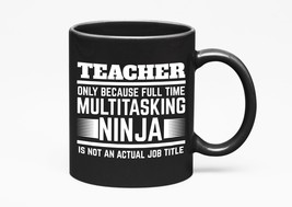 Make Your Mark Design Multitasking Ninja. Cool, Black 11oz Ceramic Mug - £17.08 GBP+