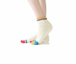 Kindred Home Yoga Socks 3-Pack Solid Color Non Slip Grip Socks Suitable ... - £9.46 GBP