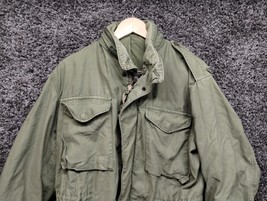 US Army M65 Field Jacket Coat Green Medium Military Hooded Cold Weather - £93.00 GBP
